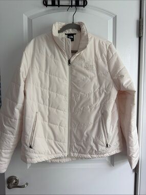 The North Face Women's Off White Quilted Insulated Jacket